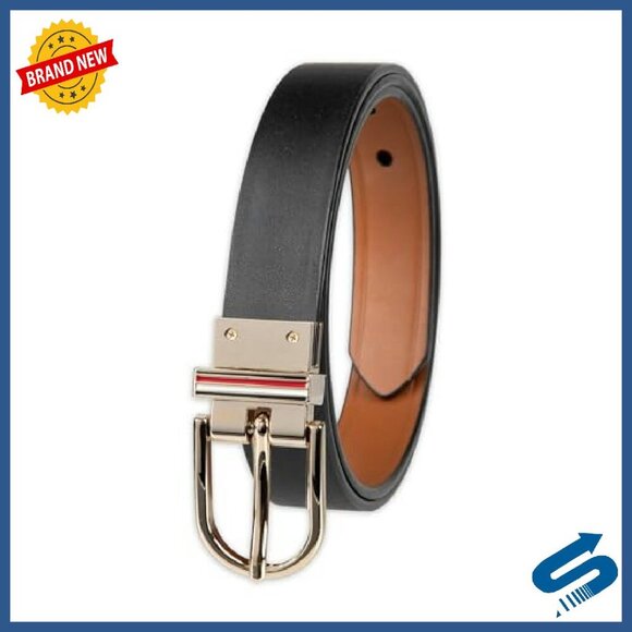 Reversible Slim Leather Belt for Jeans Dresses Adjustable 7 Holes main image 6